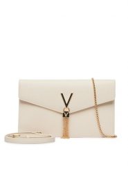 Valentino Torebka Luxe VBS9XJ17 Écru. Białe torebki klasyczne damskie Valentino, bez wzorów, ze skóry, bez dodatków. Za 439.99 zł.