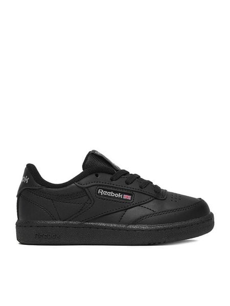 Reebok Sneakersy EO-CLUB C 100000001 Czarny. Czarne buty sportowe chłopięce Reebok, bez wzorów, ze skóry, bez zapięcia. Za 199.99 zł.