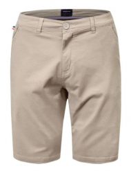 Krótkie Spodenki Męskie, Szorty - PAKO JEANS - Beżowe. Brązowe szorty męskie Pako Jeans, z bawełny, bez kołnierzyka. Za 179.00 zł.