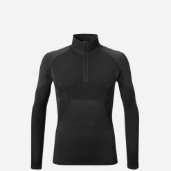 Koszulka termoaktywna męska MILLET Drynamic Soft Ls 1/2 Zip M. Czarne bielizna termoaktywna męska Millet, m, bez wzorów, z dzianiny. Za 320.55 zł.