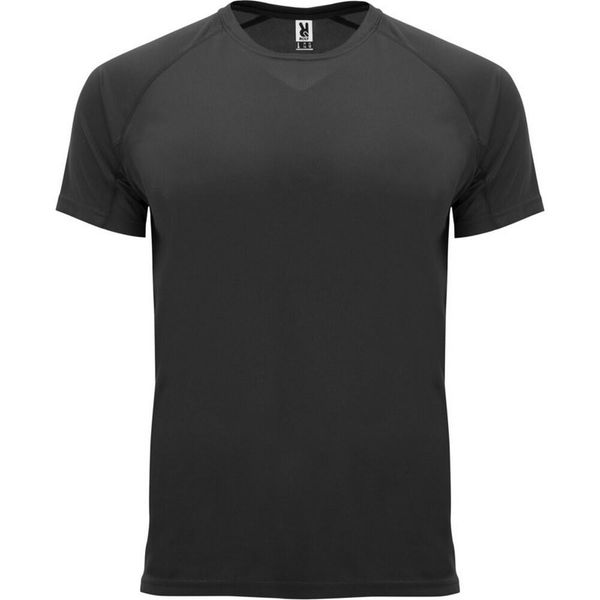 Męska Koszulka Sportowa Z Krótkim Rękawem Bahrain. Czarne t-shirty sportowe męskie ROLY, m, bez ramiączek, trekkingowe. Za 25.99 zł.