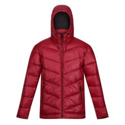 Kurtka turystyczna męska Toploft II Regatta. Czerwone kurtki męskie Regatta, m, bez wzorów, z puchu, sportowe, bez kaptura. Za 199.99 zł.