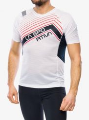 Koszulka do biegania męska La Sportiva Wave T-Shirt. Białe t-shirty męskie La Sportiva, l, bez wzorów, z materiału, bez kołnierzyka. Za 301.39 zł.