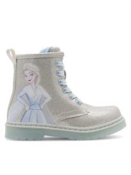 Frozen Kozaki CM-AW22-054DFR Srebrny. Szare kozaki dziewczęce Frozen, bez wzorów, z tworzywa sztucznego, bez obcasa. Za 119.99 zł.