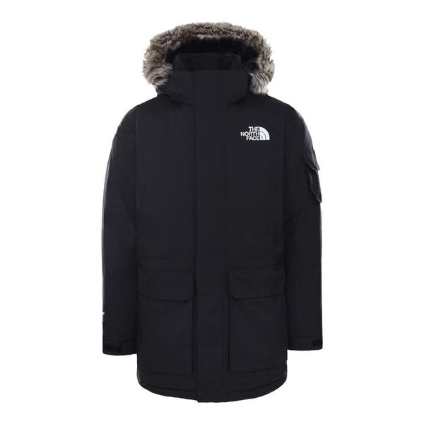 Kurtka turystyczna zimowa męska The North Face M Recycled Mcmurdo Parka. Czarne kurtki męskie The North Face, na zimę, m, bez wzorów. Za 1,875.00 zł.