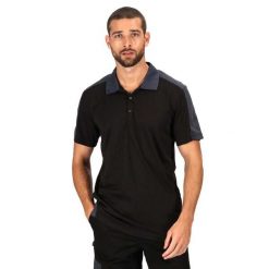 Koszulka Polo Męska Kontrastowa Coolweave. Niebieskie koszulki polo męskie Regatta, m, bez wzorów, z materiału, bez ramiączek. Za 67.99 zł.