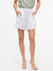 Vero Moda Szorty w kolorze białym rozmiar: M. Białe szorty damskie Vero Moda, bez wzorów. Za 41.69 zł.