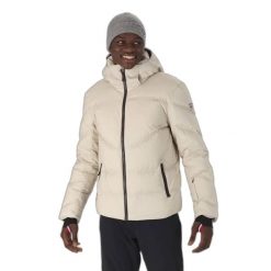 Kurtka narciarska z merino Rossignol Signature Down. Brązowe kurtki narciarskie i snowboardowe damskie Rossignol, m, bez wzorów, z materiału, bez kaptura, narciarskie. Za 1,881.50 zł.