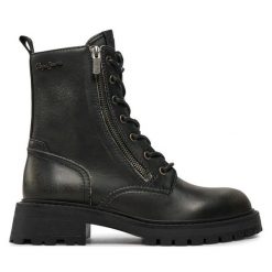 Trapery Pepe Jeans. Czarne trapery damskie Pepe Jeans, z jeansu, bez obcasa. Za 829.99 zł.