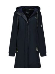Geographical Norway Płaszcz polarowy "Timothe" w kolorze granatowym rozmiar: M. Niebieskie płaszcze damskie Geographical Norway, m, bez wzorów, z polaru. Za 160.96 zł.