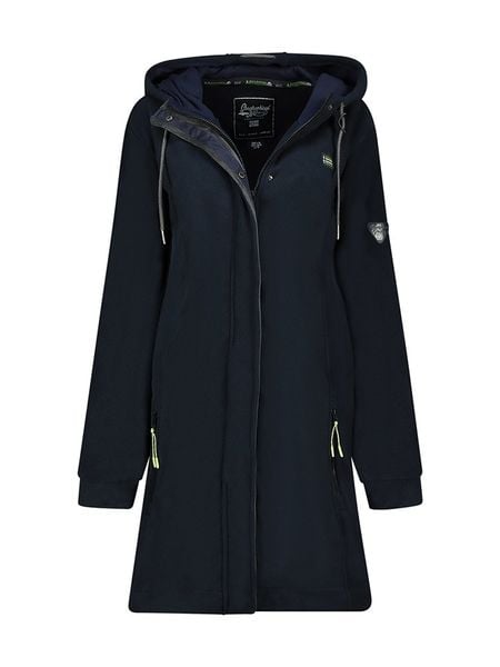 Geographical Norway Płaszcz polarowy "Timothe" w kolorze granatowym rozmiar: M. Niebieskie płaszcze damskie Geographical Norway, m, bez wzorów, z polaru. Za 121.99 zł.