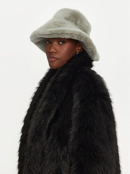 Patrizia Pepe Kapelusz Bucket 2F0073/E5T7-S689 Szary. Szare kapelusze damskie Patrizia Pepe, bez wzorów, z poliesteru. Za 459.99 zł.