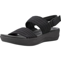 Sandały CLARKS ARLA STROLL Czarny. Czarne obuwie trekkingowe damskie Clarks. Za 121.99 zł.