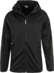 Damska kurtka softshell Promodoro z kapturem czarna 2XL. Czarne kurtki damskie Erima, na jesień, s, bez wzorów, z materiału, z kapturem. Za 232.99 zł.