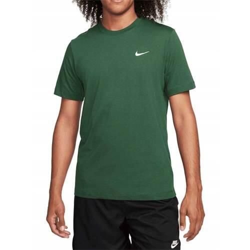 Koszulka sportowa męska Nike BV0507323. Zielone t-shirty sportowe męskie Nike, m, z bawełny, bez ramiączek, na fitness i siłownię. Za 139.99 zł.