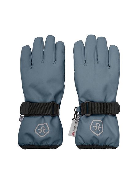 Color Kids Rękawiczki funkcyjne w kolorze niebieskim rozmiar: 104-116. Niebieskie rękawiczki dziecięce Color Kids, ze skóry, bez ramiączek. Za 104.14 zł.