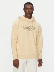 Richmond X Bluza UMP25006FE Beżowy Regular Fit. Brązowe bluzy bez kaptura męskie RICHMOND X, m, z bawełny. Za 229.99 zł.