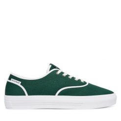 Tenisówki Tommy Hilfiger. Zielone trampki i tenisówki męskie Tommy Hilfiger, bez wzorów, bez zapięcia. Za 369.99 zł.