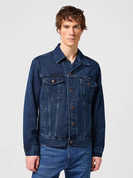 Wrangler Kurtka dżinsowa w kolorze granatowym rozmiar: M. Niebieskie kurtki męskie Wrangler, m, bez wzorów, z bawełny, bez kaptura. Za 218.95 zł.