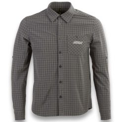 Koszula Ande Arizona M/L Dorośli. Szare koszule męskie Ande, l, bez wzorów, z elastanu, bez kołnierzyka, bez ramiączek. Za 313.99 zł.