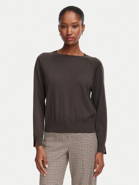 Marella Sweter Emme by Marella Cottage 2625366211 Brązowy ciemny Regular Fit. Brązowe swetry klasyczne damskie Marella, l, z wełny, bez kołnierzyka. Za 664.99 zł.