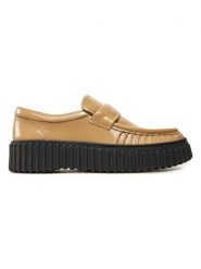 Clarks Skórzane mokasyny "Torhill Mocc" w kolorze beżowym rozmiar: 39. Brązowe mokasyny damskie Clarks. Za 285.49 zł.