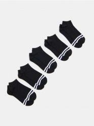 Skarpetki z bawełną 5 pack - czarny. Czarne skarpetki męskie Sinsay, bez wzorów, z bawełny. Za 15.99 zł.
