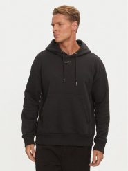 Calvin Klein Bluza Nano Logo K10K112871 Czarny Regular Fit. Czarne bluzy bez kaptura męskie CALVIN KLEIN, m, z bawełny. Za 279.99 zł.