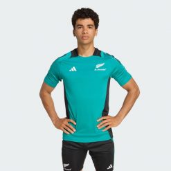 Koszulka All Blacks Performance. Niebieskie t-shirty sportowe męskie Adidas, s, bez ramiączek, na fitness i siłownię. W wyprzedaży za 142.35 zł.
