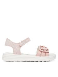 Primigi Sandały 1417011 S Różowy. Czerwone sandały dziewczęce Primigi, ze skóry, bez zapięcia. Za 279.99 zł.