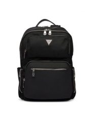 Guess Plecak HMBEHN P5445 Czarny. Czarne plecaki męskie Guess, z aplikacjami, ze skóry. Za 679.99 zł.