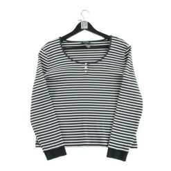 Second life - Damski czarny sweter - Jak nowy. Czarne swetry klasyczne damskie Ralph Lauren, bez kołnierzyka. Za 114.17 zł.