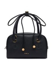 Furla Torebka Poppy Mini WE00915 BX4573 CN O6000 Czarny. Czarne torebki klasyczne damskie Furla, bez wzorów, ze skóry, bez dodatków. Za 1,169.00 zł.
