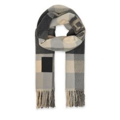 Szalik Guess. Brązowe szaliki męskie Guess, z aplikacjami. Za 249.99 zł.