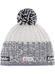 Eisbär Czapka "Refocus" w kolorze czarno-biało-szarym rozmiar: onesize. Białe czapki zimowe damskie Eisbar, z wełny. Za 114.17 zł.