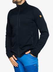 Bluza rozpinana męska Fjallraven Abisko Lite Fleece Jacket. Niebieskie bluzy z kapturem męskie Fjällräven, m, z materiału. Za 629.19 zł.