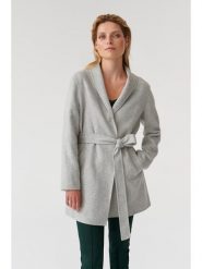 TATUUM Płaszcz przejściowy w kolorze szarym rozmiar: 38. Szare płaszcze damskie Tatuum, bez wzorów, z wełny. Za 292.20 zł.