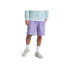 Szorty z kordu dla Mężczyzn TAXER 18" Fioletowy. Fioletowe szorty męskie Quiksilver, z bawełny, bez kołnierzyka. Za 239.99 zł.