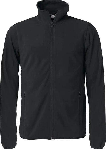 Clique Basic Micro Fleece Kurtka męska z antipilling microfleece – black. Czarne kurtki męskie CLIQUE, m, bez wzorów, bez kaptura. Za 163.08 zł.