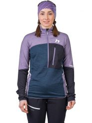 Hannah Koszulka funkcyjna "Meda" w kolorze granatowo-fioletowo-antracytowym rozmiar: 36. Czarne bluzki sportowe damskie Hannah, z materiału, bez kołnierzyka, bez ramiączek. Za 260.99 zł.