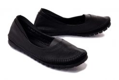 MACIEJKA 05840-01/00-1 czarny, baleriny damskie. Czarne baleriny damskie Maciejka, bez wzorów, z gumy, bez obcasa. Za 289.90 zł.