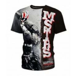 T-shirt Męski Fightwear Collection. Czarne t-shirty męskie Masters, m, bez wzorów, z elastanu, bez kołnierzyka. Za 147.99 zł.