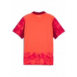 Męska koszulka KIDSUPER × SE PALMEIRAS PUMA Glowing Red Dark Crimson. Czerwone t-shirty sportowe męskie Puma, m, bez ramiączek, do piłki nożnej. Za 439.00 zł.