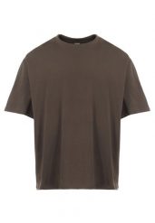 Ciemnobeżowy T-shirt Sofiala. Brązowe t-shirty męskie Born2be, m, bez wzorów, z jeansu, bez kołnierzyka. Za 39.99 zł.