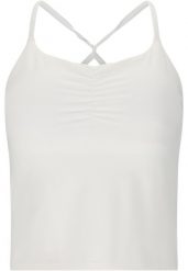 Damski tank top Athlecia Ashly. Białe topy sportowe damskie Athlecia, bez wzorów, z materiału, bez ramiączek. Za 174.00 zł.