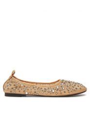 Tory Burch Baleriny 162066 Beżowy. Brązowe baleriny damskie Tory Burch, bez wzorów, z materiału, bez obcasa. Za 1,059.00 zł.