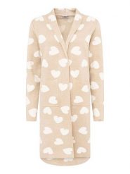 Zwillingsherz Kardigan w kolorze beżowym rozmiar: L/XL. Brązowe kardigany damskie Zwillingsherz, l, bez wzorów. Za 191.42 zł.