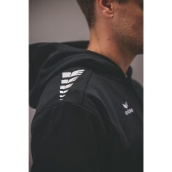 Kurtka z kapturem Erima Cmpt Wings Black Junior. Czarne kurtki damskie Erima, m, bez wzorów, z materiału, klasyczne, z kapturem. Za 284.05 zł.