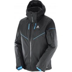 Salomon Kurtka męska Stormrace Jacket M Black S. Czarne kurtki narciarskie i snowboardowe damskie Salomon, m, bez wzorów, bez kaptura, narciarskie. W wyprzedaży za 875.00 zł.