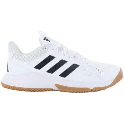Buty sportowe adidas Court Flight Indoor Volleyball. Białe buty sportowe na co dzień damskie Adidas, bez wzorów, z syntetyku, do siatkówki. Za 390.00 zł.